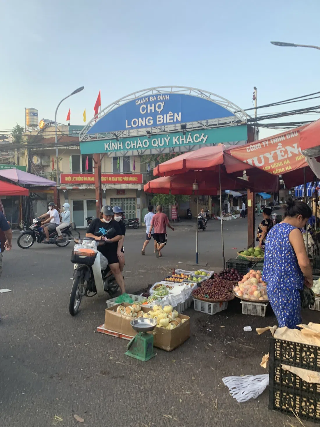 Long Bien-markedet, Hanoi