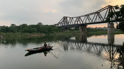 Hanoi Sunsets From Long Bien Bridge to the West Lake Shore