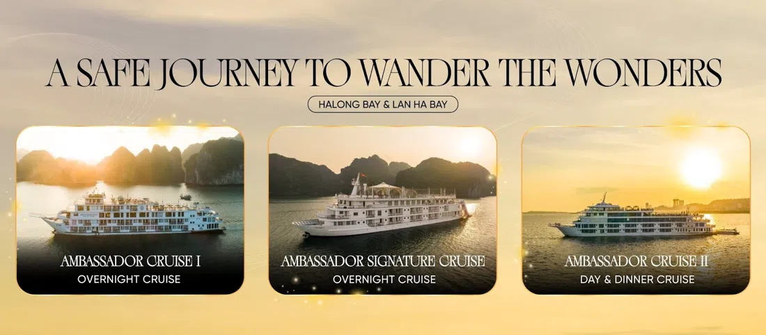 Ambassador Day Cruise, Hạ Long-bugten, Hanoi